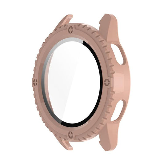 For Xiaomi Watch S3 ENKAY Hat-Prince Full Coverage Tempered Glass Film Integrated PC Watch Cover(Pink)