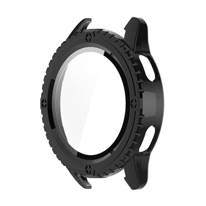 Pour Xiaomi Watch S3 ENKAY Hat-Prince Film en verre trempé à couverture complète Housse de protection intégrée pour montre en PC (Noir)