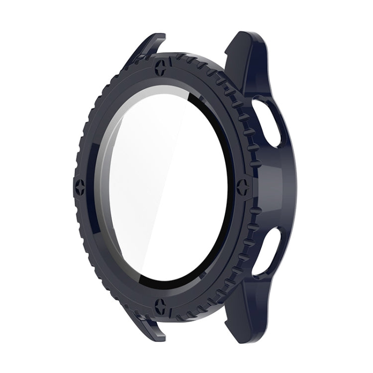 Pour Xiaomi Watch S3 ENKAY Hat-Prince Film en verre trempé à couverture complète Housse de protection intégrée pour montre en PC (Bleu foncé)