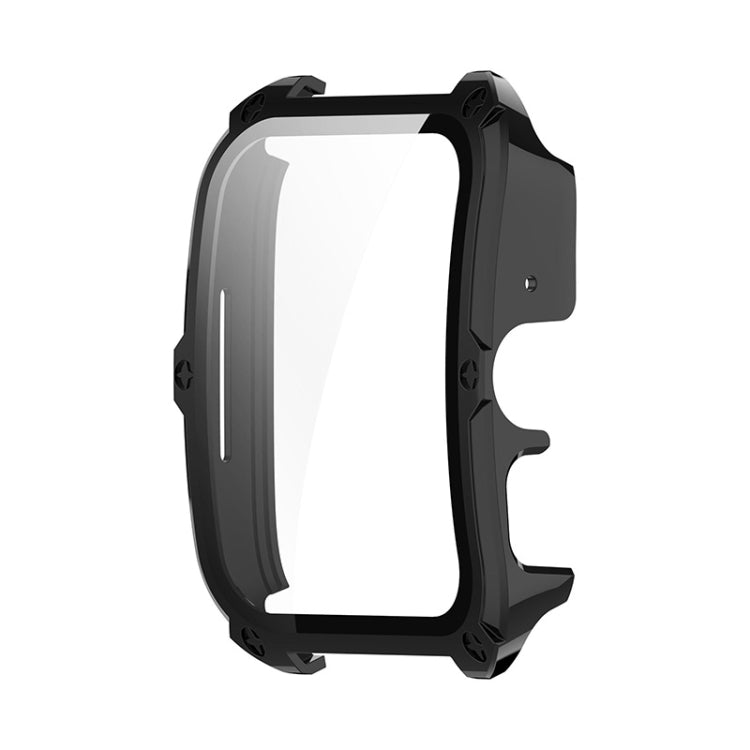 For OPPO Watch 4 Pro ENKAY Hat-Prince Full Coverage Tempered Glass Film Integrated PC Watch Cover(Black)