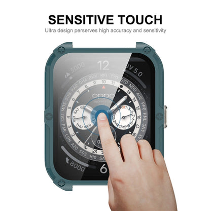 Pour OPPO Watch 4 Pro ENKAY Hat-Prince Film de protection en verre trempé à couverture complète intégré à une coque de montre en PC (Rose)