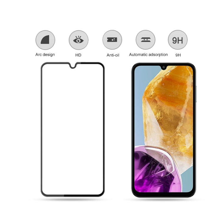 For Samsung Galaxy M15 mocolo 2.5D Full Glue Full Cover Tempered Glass Film