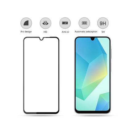 For Samsung Galaxy A16 5G mocolo 2.5D Full Glue Full Cover Tempered Glass Film