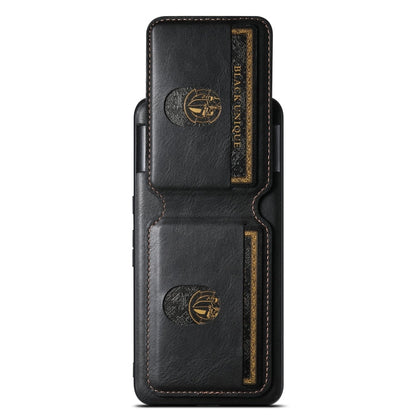 For Google Pixel 8 Pro Suteni H02 Leather Wallet Stand Back Phone Case(Black)