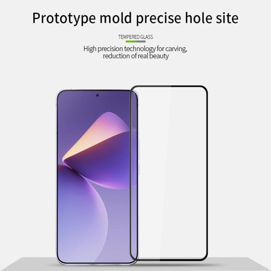 Pour Meizu 21 MOFI Film de protection d'écran en verre trempé 9H 2.5D plein écran (Noir)