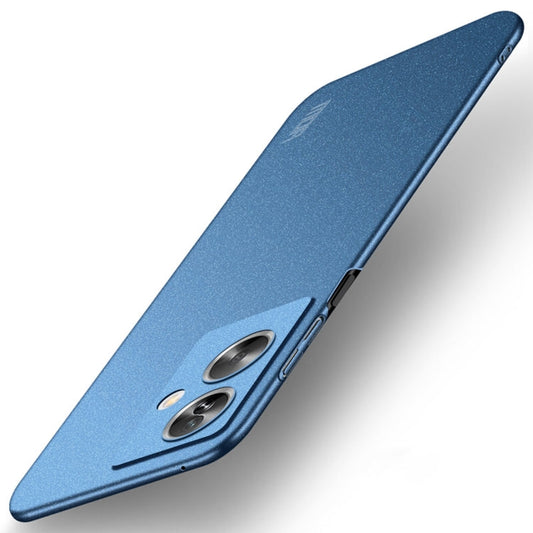 For OPPO A2 / A79 5G MOFI Fandun Series Frosted PC Ultra-thin All-inclusive Phone Case(Blue)