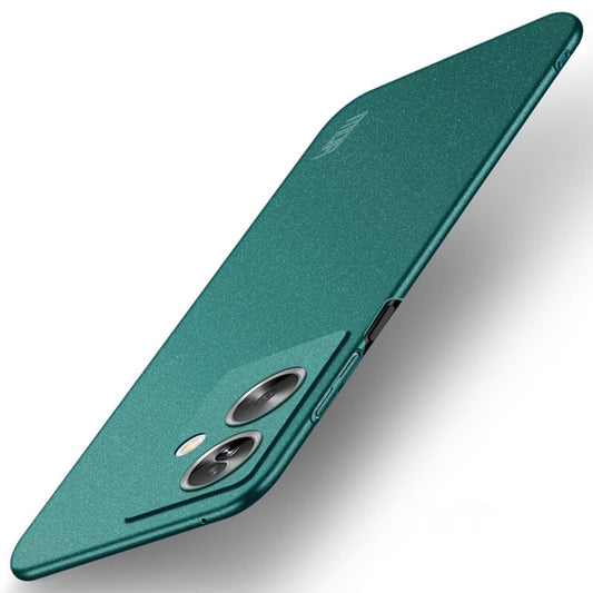 For OPPO A2 / A79 5G MOFI Fandun Series Frosted PC Ultra-thin All-inclusive Phone Case(Green)