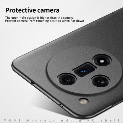 For OPPO Find X7 MOFI Fandun Series Frosted PC Ultra-thin All-inclusive Phone Case(Black)