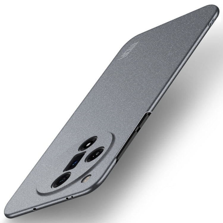 For OPPO Find X7 MOFI Fandun Series Frosted PC Ultra-thin All-inclusive Phone Case(Gray)