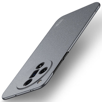 For OPPO Find X7 MOFI Fandun Series Frosted PC Ultra-thin All-inclusive Phone Case(Gray)