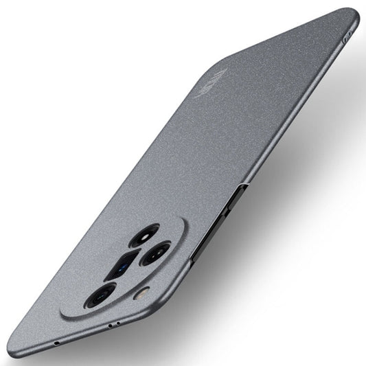 For OPPO Find X7 MOFI Fandun Series Frosted PC Ultra-thin All-inclusive Phone Case(Gray)