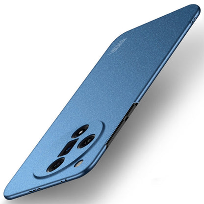 Pour OPPO Find X7 Ultra MOFI Série Fandun Coque de téléphone tout compris ultra-mince en PC givré (Bleu)