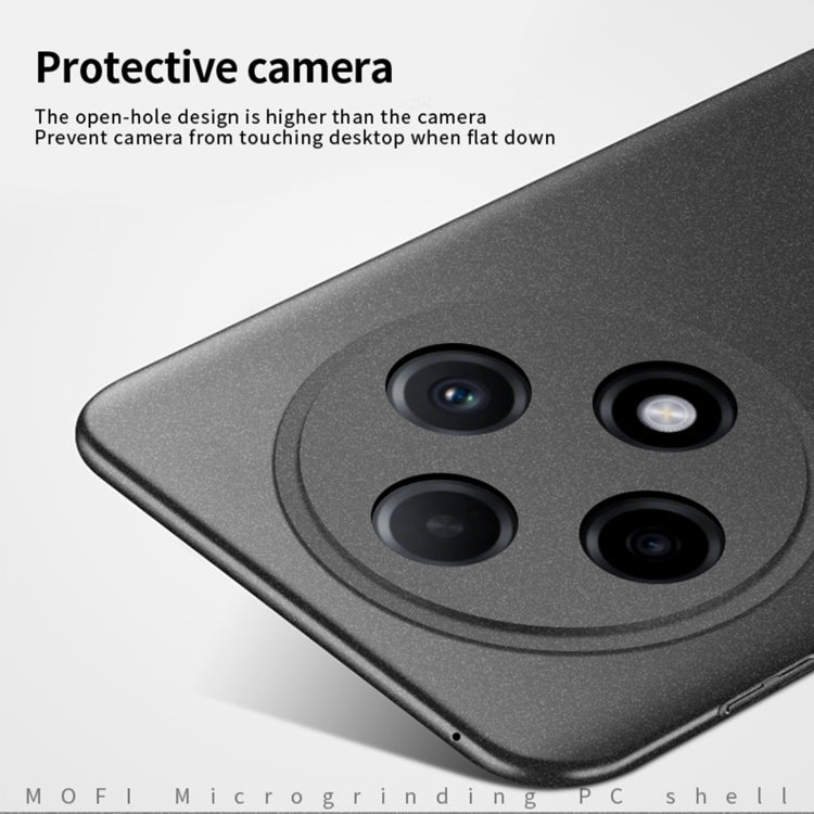 For OPPO A3 Pro MOFI Fandun Series Frosted PC Ultra-thin All-inclusive Phone Case(Gray)