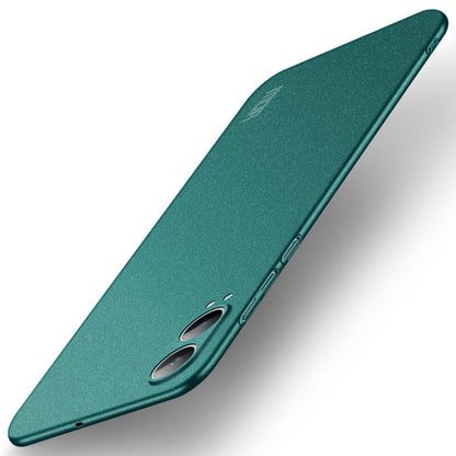 Pour OPPO K12x Étui de Téléphone tout compris ultra-mince en PC givré série MOFI Fandun (Vert)