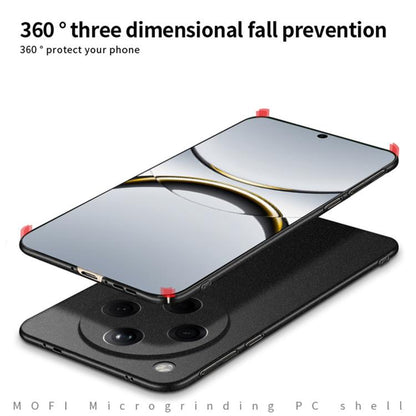 For OPPO Find X8 MOFI Fandun Series Frosted PC Ultra-thin All-inclusive Phone Case(Black)