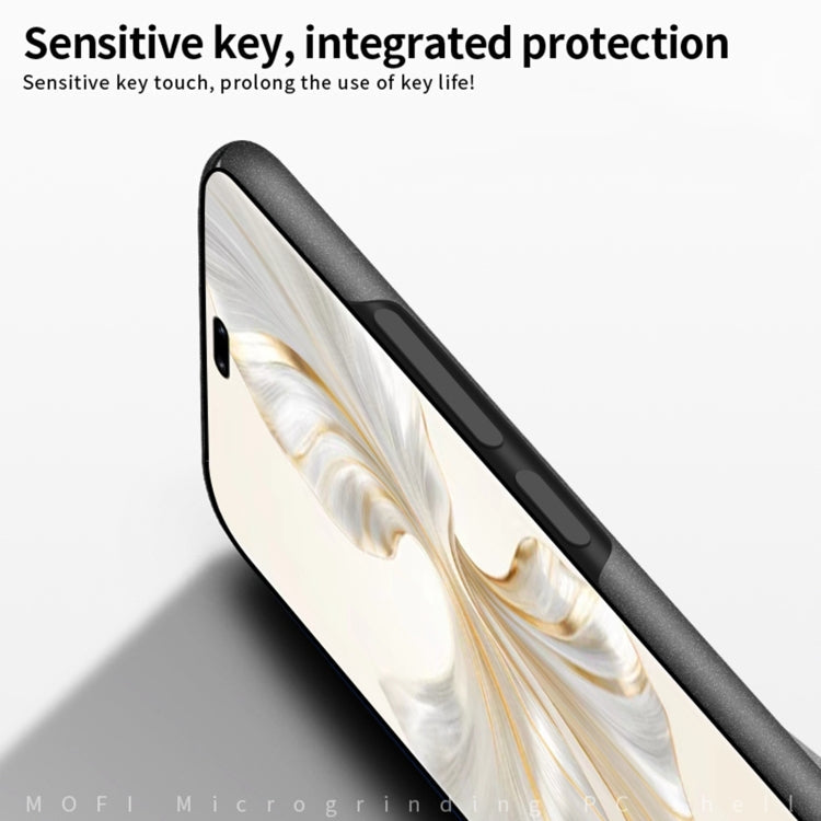 Pour Honor 100 Pro MOFI Fandun Series Coque de téléphone tout compris ultra-mince en PC givré (noir)