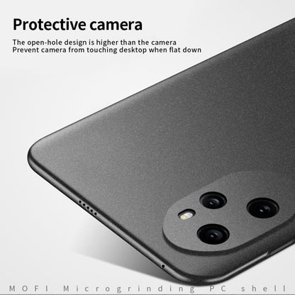 Pour Honor 100 Pro MOFI Fandun Series Coque de téléphone tout compris ultra-mince en PC givré (noir)