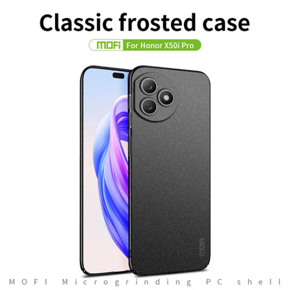 For Honor X50i+ / X50i Pro MOFI Fandun Series Frosted PC Ultra-thin All-inclusive Phone Case(Green)