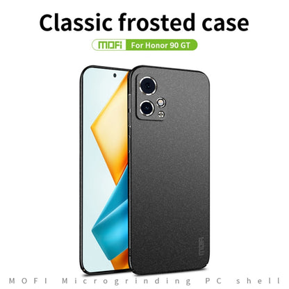 Pour Honor 90 GT Coque de téléphone tout compris ultra-mince en PC givré série MOFI Fandun (gris)