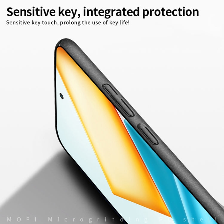 Pour Honor 90 GT Coque de téléphone tout compris ultra-mince en PC givré série MOFI Fandun (gris)