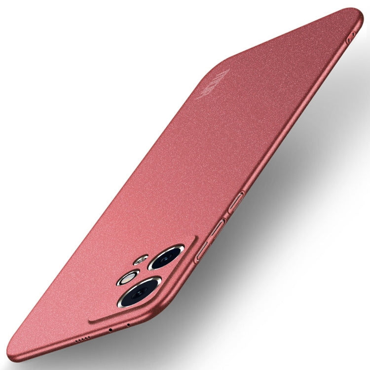 Pour Honor 90 GT Coque de Téléphone MOFI Série Fandun Givrée Ultra-mince Tout Compris (Rouge)