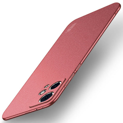 Pour Honor 90 GT Coque de Téléphone MOFI Série Fandun Givrée Ultra-mince Tout Compris (Rouge)