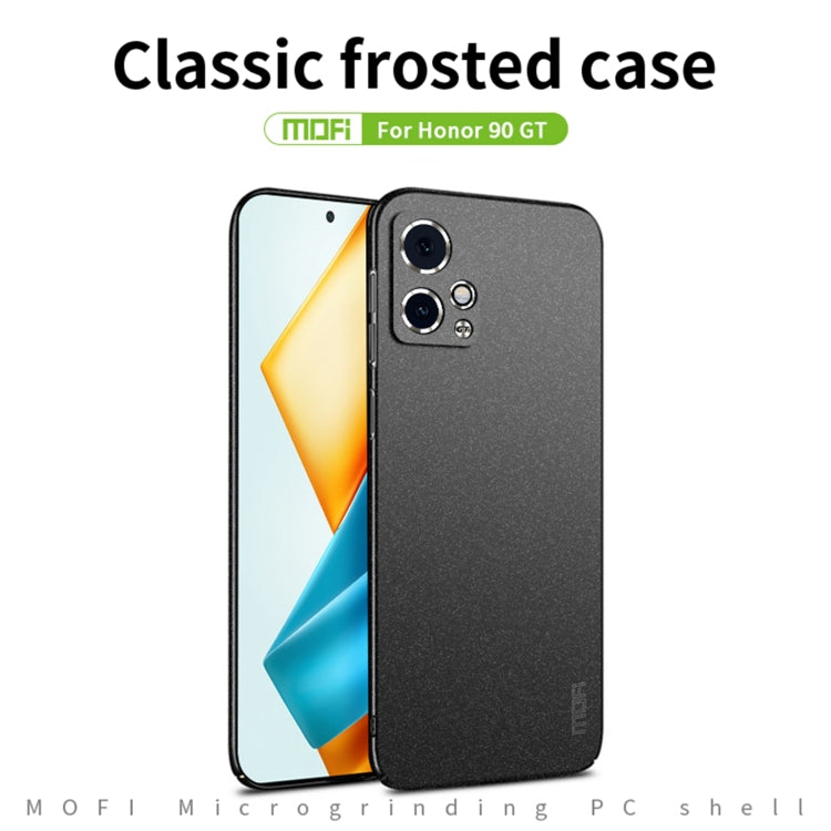 Pour Honor 90 GT Coque de Téléphone MOFI Série Fandun Givrée Ultra-mince Tout Compris (Rouge)
