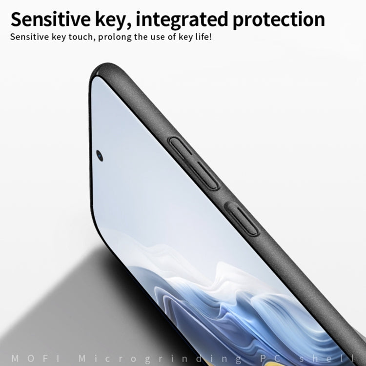 Pour Honor Magic6 Étui de téléphone tout compris ultra-mince en PC givré de la série MOFI Fandun (Rouge)