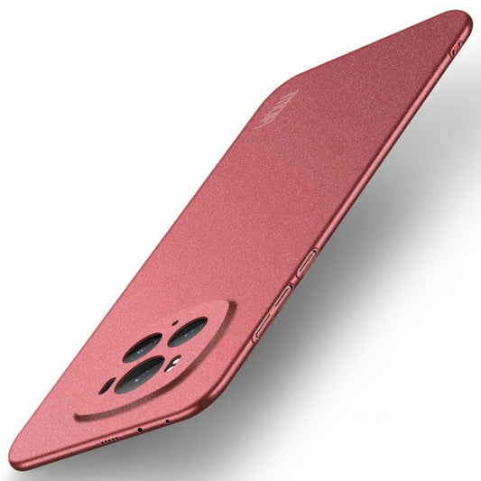 Pour Honor Magic6 Pro MOFI Fandun Series Coque de téléphone tout compris ultra-mince en PC dépoli (rouge)