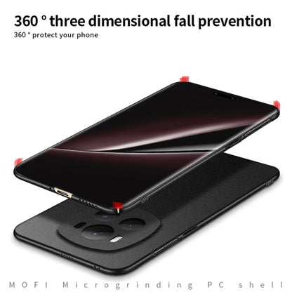 For Honor Magic6 RSR MOFI Fandun Series Frosted PC Ultra-thin All-inclusive Phone Case(Black)
