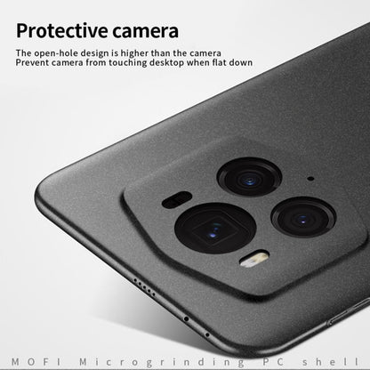 For Honor Magic6 RSR MOFI Fandun Series Frosted PC Ultra-thin All-inclusive Phone Case(Blue)