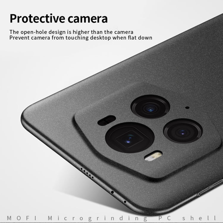 For Honor Magic6 RSR MOFI Fandun Series Frosted PC Ultra-thin All-inclusive Phone Case(Green)