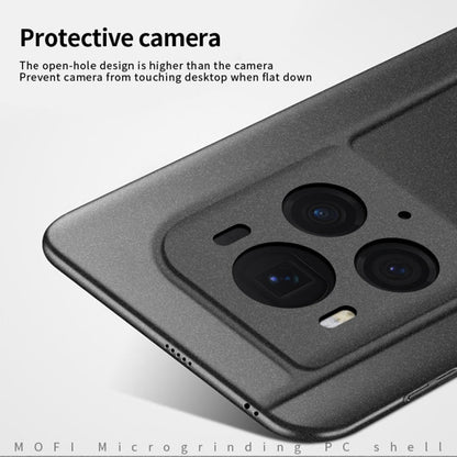 For Honor Magic6 Ultimate MOFI Fandun Series Frosted PC Ultra-thin All-inclusive Phone Case(Black)