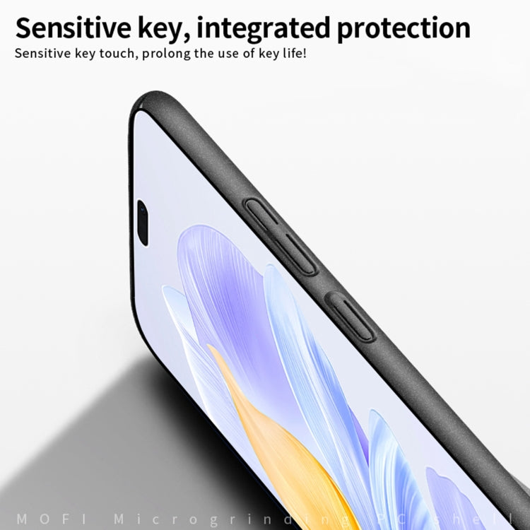 Pour Honor X60i, étui de téléphone tout compris ultra-mince en PC givré série MOFI Fandun (vert)