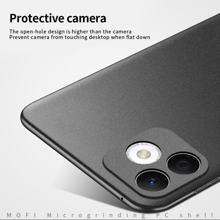 Pour Honor X60i, étui de téléphone tout compris ultra-mince en PC givré série MOFI Fandun (vert)