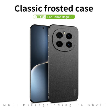 For Honor Magic7 MOFI Fandun Series Frosted PC Ultra-thin All-inclusive Phone Case(Green)
