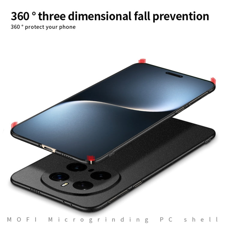 For Honor Magic7 Pro MOFI Fandun Series Frosted PC Ultra-thin All-inclusive Phone Case(Blue)