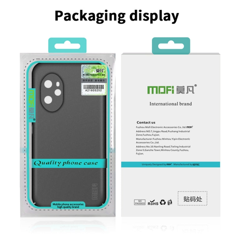 For Honor Magic7 MOFI Fandun Series Frosted PC Ultra-thin All-inclusive Phone Case(Green)