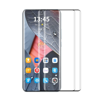 Pour OnePlus Ace 2 / Ace 2 Pro 2pcs ENKAY Hat-Prince Film Complet en Verre Trempé 3D Incurvé avec Colle Latérale