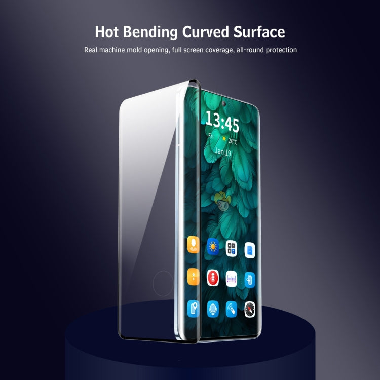 For OnePlus 13 2pcs ENKAY Hat-Prince 3D Hot Bending Side Glue Tempered Glass Full Film