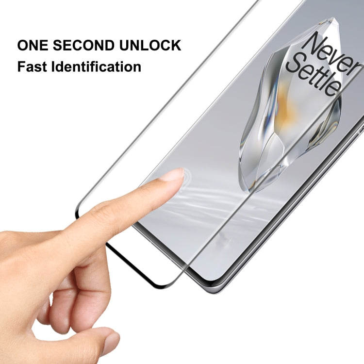 For OnePlus 12 5pcs ENKAY Hat-Prince 3D Hot Bending Side Glue Tempered Glass Full Film