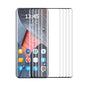 For OnePlus Ace 2 / Ace 2 Pro 5pcs ENKAY Hat-Prince 3D Hot Bending Side Glue Tempered Glass Full Film