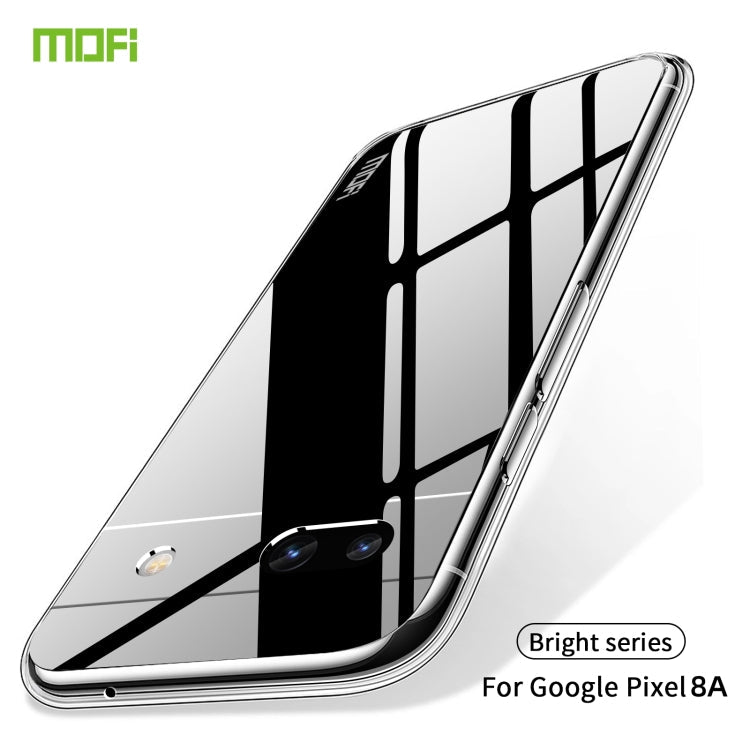 For Google Pixel 8a MOFI Ming Series Transparent Ultra-thin TPU Phone Case(Transparent)
