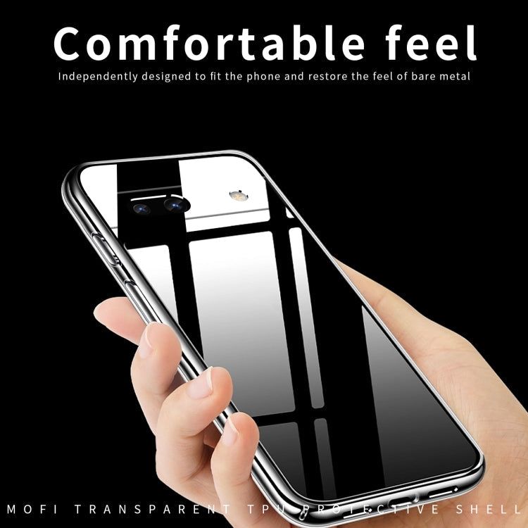 For Google Pixel 8a MOFI Ming Series Transparent Ultra-thin TPU Phone Case(Transparent)