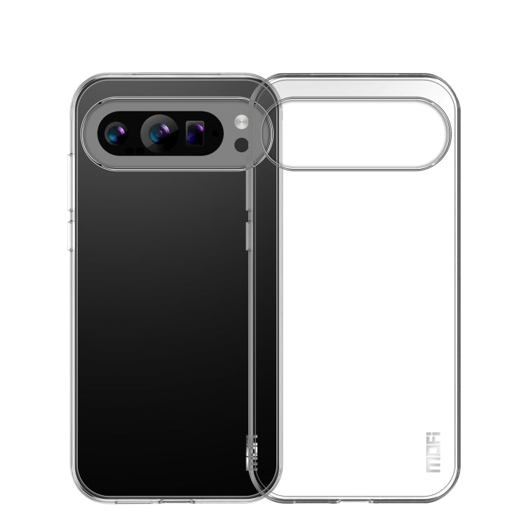 Pour Google Pixel 9 Pro MOFI Ming Series Coque de téléphone ultra-fine en TPU (Transparent)