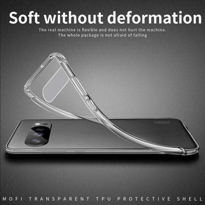 For Google Pixel 10 / 10 Pro MOFI Ming Series Ultra-thin TPU Phone Case(Transparent)