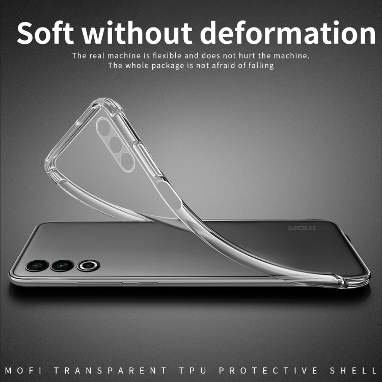 For Meizu 21 MOFI Ming Series Transparent Ultra-thin TPU Phone Case(Transparent)