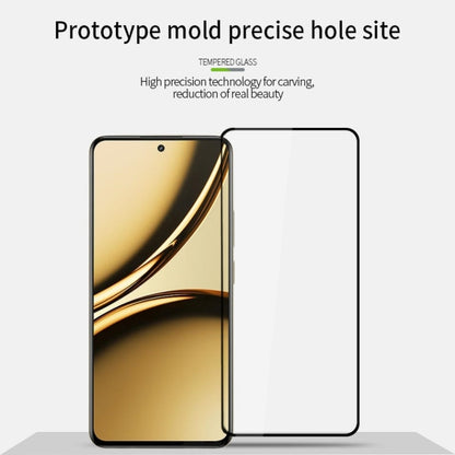 For Realme Narzo 70 Pro MOFI 9H 2.5D Full Screen Tempered Glass Film(Black)