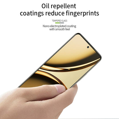 For Realme Narzo 70 Pro MOFI 9H 2.5D Full Screen Tempered Glass Film(Black)
