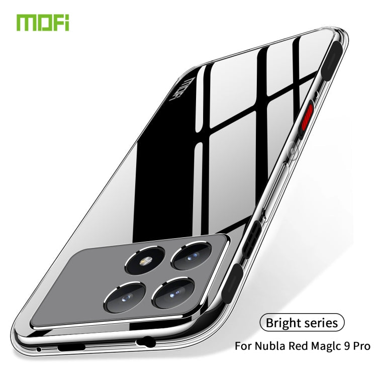 Pour Nubia Red Magic 9 Pro / 9 Pro+ Coque de téléphone en TPU ultra-mince transparente série MOFI Ming (Transparent)